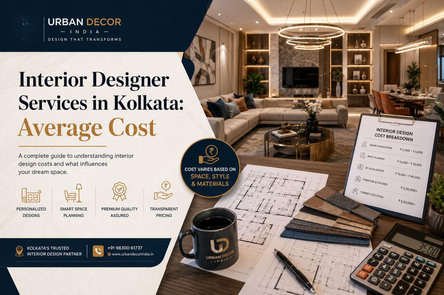 Interior Designer services in Kolkata
