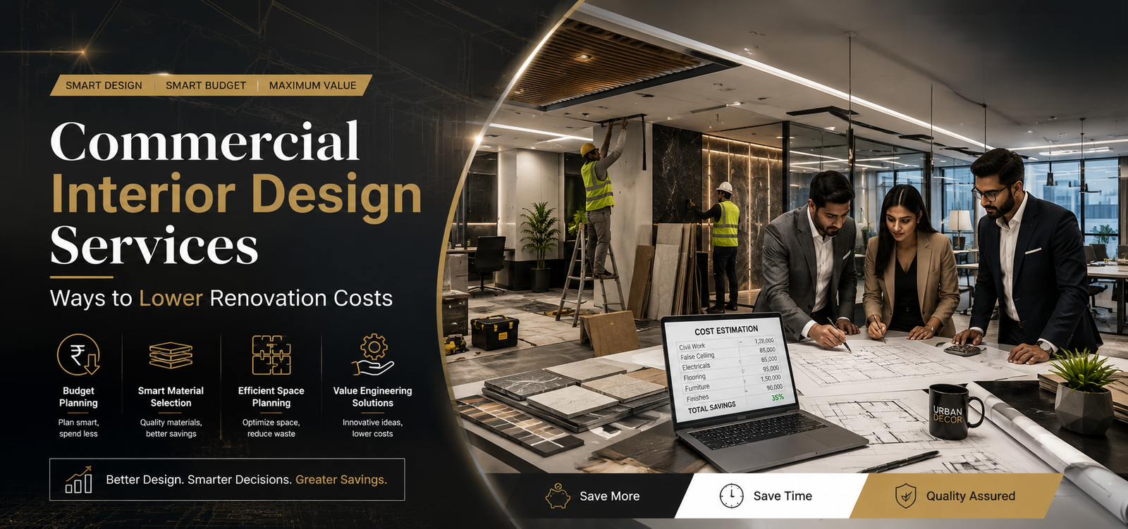 Commercial Interior Design services in Kolkata